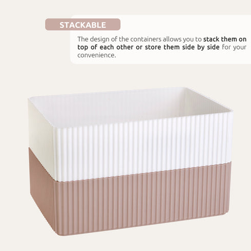 EDNA HOME Makeup Storage Organizers
